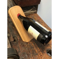 porte-bouteille en bois brut