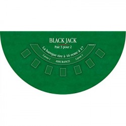 Tapis de Black Jack - Cœur de Pique Excellence