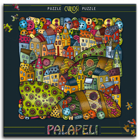 Puzzle Palapeli Mountain village