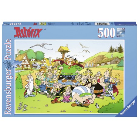 Puzzle 500 pièces : Astérix au village
