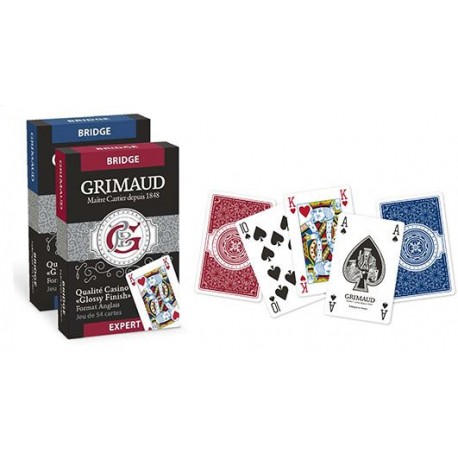 54 cartes Grimaud boite Cristal