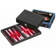 Backgammon 23 cm magnétique rouge