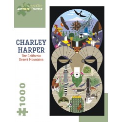 Charley Harper - The California Desert Mountains