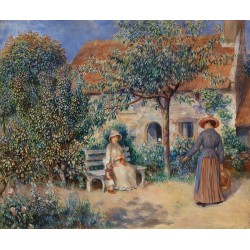 Pierre Auguste Renoir - Le bouquet de roses