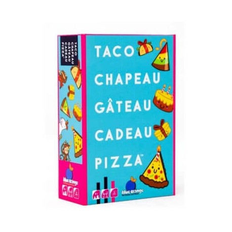 Taco chapeau gâteau cadeau pizza