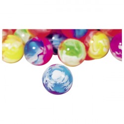 Balles rebondissantes marbrées, colorées