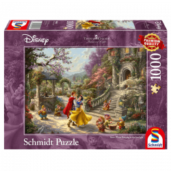 Puzzle 1000 pièces Disney Blanche-Neige danse avec le Prince