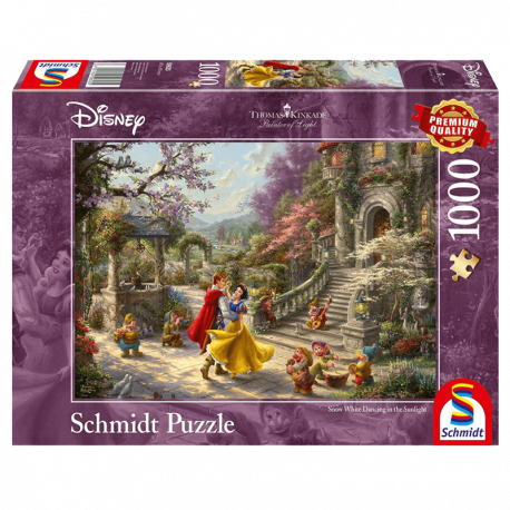 Puzzle 1000 pièces Disney Blanche-Neige danse avec le Prince