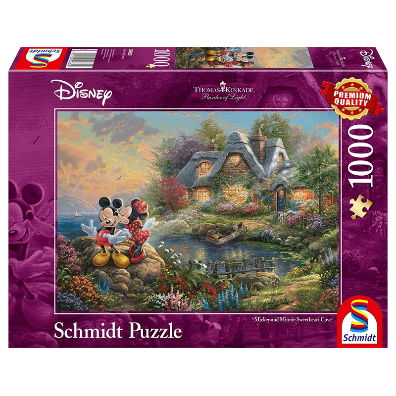 Puzzle 1000 pièces Disney Mickey & Minnie - Au Tapis Vert