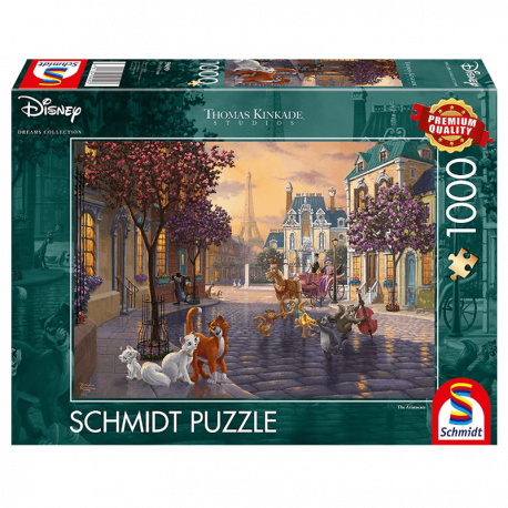 Puzzle 1000 pièces Disney Les aristochats