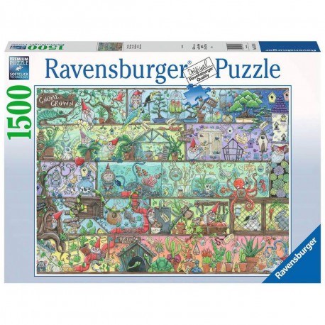 Puzzle 1500 pièces Nains sur l'étagère - Au Tapis Vert