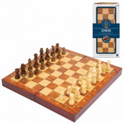 Jeu d'échecs pliable en bois - collection Deluxe