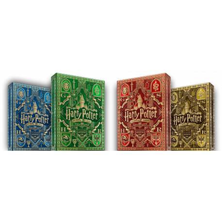 Jeu De Cartes Harry Potter - Green Slytherin - Theory 11 - Le Petit Magicien