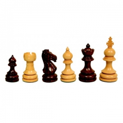 Pièces d'échecs Taj Buis/Palissandre Taille 3