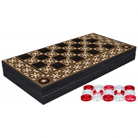 Backgammon luxe Nacré XL