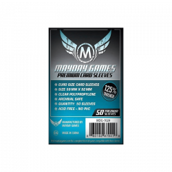 Étuis protège-cartes (sleeves) Mayday 59x92 mm Premium (paquet de 50)