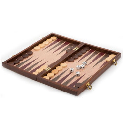 Backgammon Bois 38 cm loupe