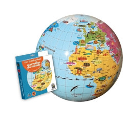 Globe gonflable Merveilles du Monde