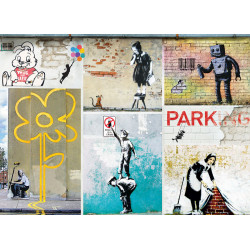 Banksy - Street Art Collage