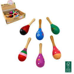 Maracas en bois 11.5cm