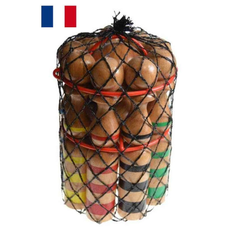 Jeu de quilles 24cm rubanées