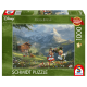 Puzzle 1000 pièces Disney Mickey et Minnie dans les Alpes