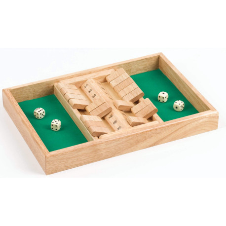 Shut the Box, Fermez la Boîte double bois en 9