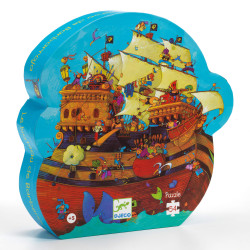 Puzzle Silhouette : le Bateau de Barberousse