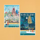 Puzzle Reversible - Barcelone Skyline