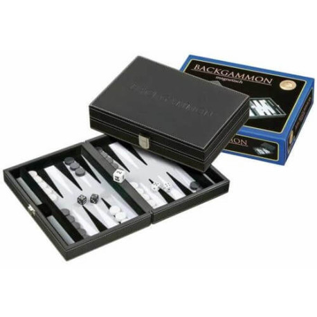 Backgammon 23 cm magnétique noir