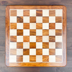 Echiquier 50cm marqueté Sheesham/Erable