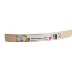 Porte-cartes en bois 35 cm