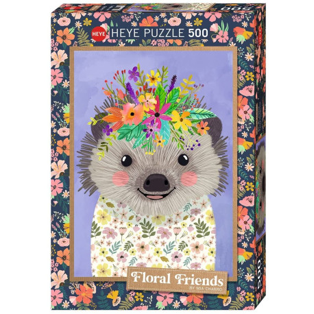 Mia CHARRO - Floral Friends : Funny Hedgehog