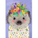 Mia CHARRO - Floral Friends : Funny Hedgehog