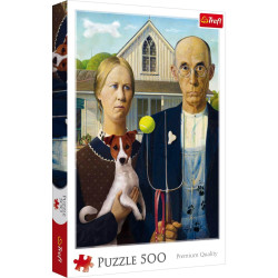 American Gothic - Dog Edition