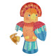 Puzzle en bois 2 en 1 : Perroquet