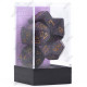 Set de 7 Dés Granite : Tempête Violette & Or