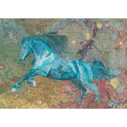 Matthew CUSICK - Map Art : Map Horse