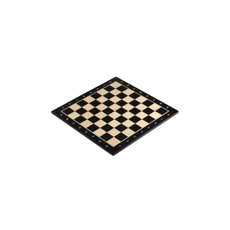 Echiquier Erable/noir 40 cm lettré chiffré