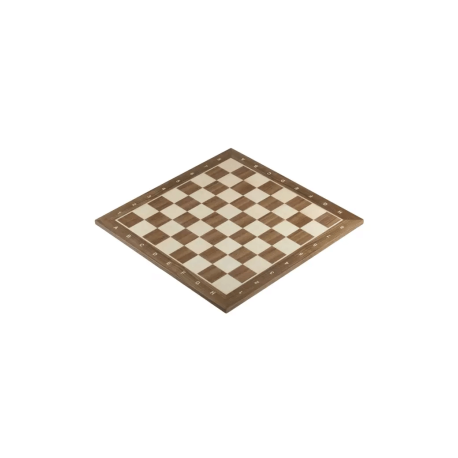 Echiquier Erable/Noyer 40 cm lettré chiffré