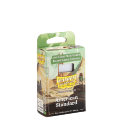 Étuis protège-cartes (sleeves) Dragon Shield 59x91mm (standard américain) non-glare (paquet de 100)