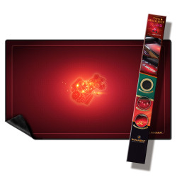 Tapis universel Wogamat taille 2 rouge
