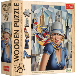 Puzzle en bois : Caherine ABEL - Summer in the City