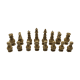 Pièces d'Échecs Mughen T3 Buis & Acacia
