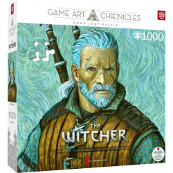 Gaming Puzzle Series -  The Witcher : Geralt of Rivia inspired by Van Gogh