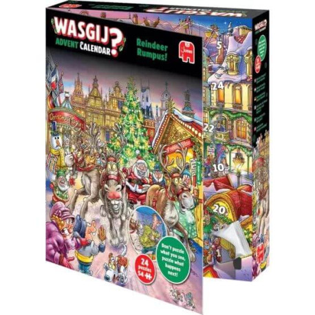 Wasgij Calendrier De L'avent - Reindeer Rumpus