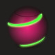 Bopster Spinball Spinner Neon Rose