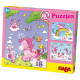 Lot de 3 puzzles Licornes dans les Nuages