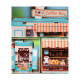 Mini Book Nook Café Bus