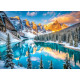 Lac Moraine en hiver